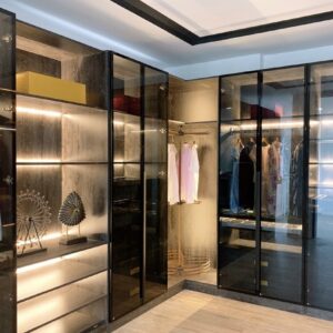 Tủ cánh kính nhôm slim